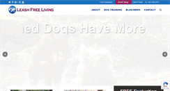 Desktop Screenshot of leashfreeliving.com